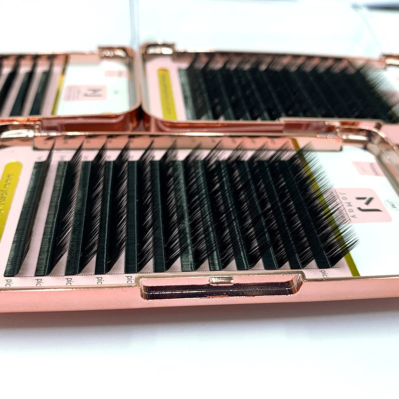 M Curl Lashes 8-16mm Mix Matte Silk Eyelashes Extension Supplies Individual Eyelashes Lash Extension Lashes Wholesale Makeup