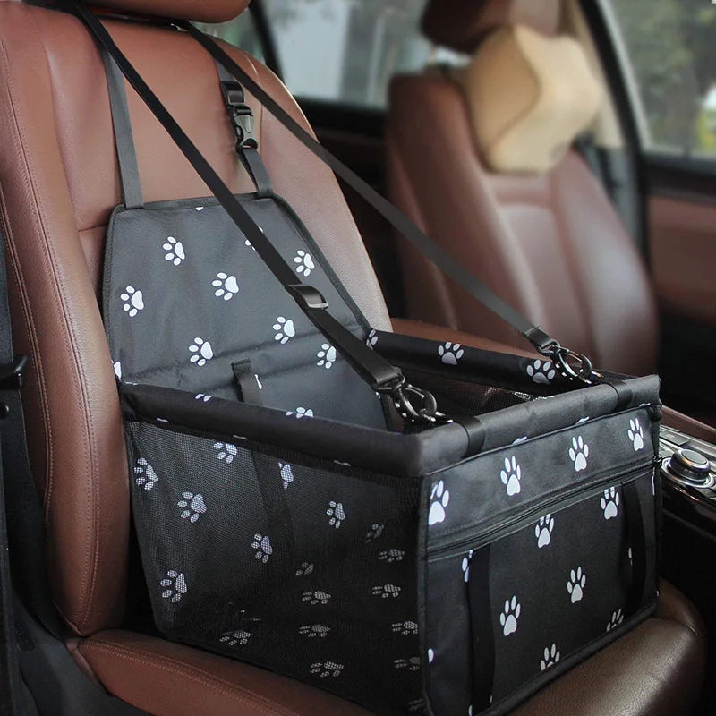 High Quality Pet Dog Car Booster Seat Pet Mesh Puppy Safety Belt Stable Foldable Travel Pet Dog Car Seat Booster Basket